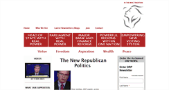 Desktop Screenshot of democraticrepublicanparty.co.uk